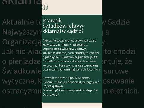 Czy ładnie jest kłamać w sądzie?