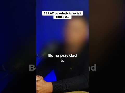 15 LAT po odejściu z sekty wciąż czuł TO